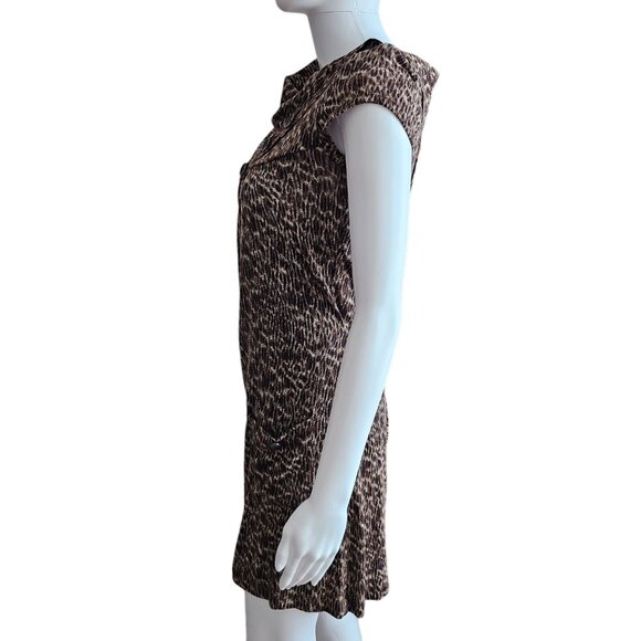 SPEECHLESS Dress Brown Color - Picture 2 of 8